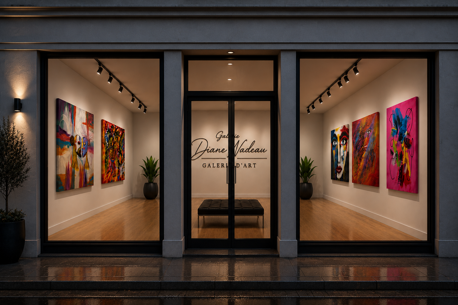Façade Galerie Diane Nadeau